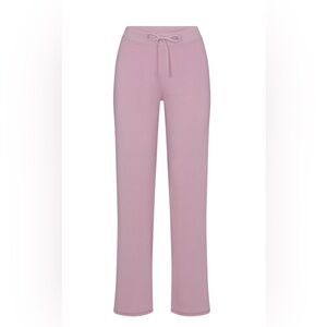 Skims COTTON JERSEY STRAIGHT LEG PANT - DUSK - size L NWT